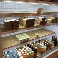 Boxed takeout salads - yummy at Green Bear Coffee - La Canebiere in Marseille