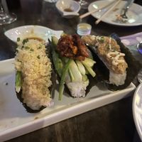 Vegan temaki flight   at Kinoko in Brooklyn
