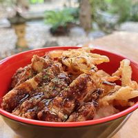 Tonkatsu plant-based (85 THB)  at WAKO Bake in Chiang Mai