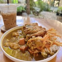 Japanese curry plant-based (139 THB)  at WAKO Bake in Chiang Mai