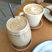 Chai latte and iced chai latte at Mommy's Cafe in Kaiserslautern