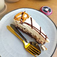 Salted caramel pretzel cake at Mommy's Cafe in Kaiserslautern