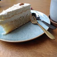 Mandel-Kokos-Torte...sehr lecker at Mommy's Cafe in Kaiserslautern