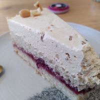 Mmmh.., Torte mit Erdnussbutter und Marmelade at Mommy's Cafe in Kaiserslautern