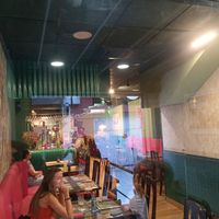 Inside at Papagaio Bistró in Redondela