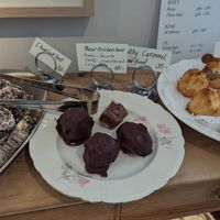 vegan options at Prästgårdscaféet in Burgsvik