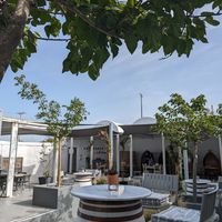 Garden at Anhydrous in Santorini