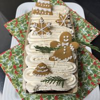 Holiday cake   at Bleu Neige Vegan Patisserie  in New York City