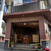   at Dina's Chocolates in Panajachel