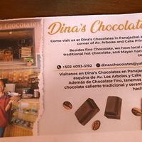   at Dina's Chocolates in Panajachel