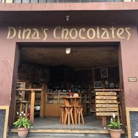   at Dina's Chocolates in Panajachel