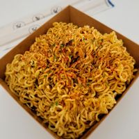 Vegan spicy ramen at Kavahava in Santa Monica