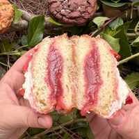 Pink Lemonade Doughnut🤤🤤

#ofuturoévegetal at CAOS - O Futuro É Vegetal in Lisbon