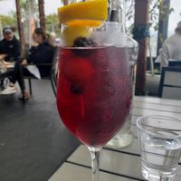 Sangria roja at La Costanera in Half Moon Bay