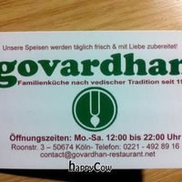 excellent restaurant. great and inexpensive food. it took a while but it was very worthy.  at Govardhan in Cologne