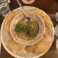 Hummus  at Café Bohème in Paris