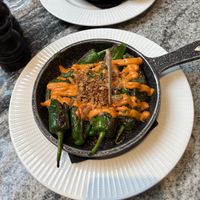 Padron peppers (vegan & GF)  at The Folio Bar & Kitchen  in Cambridge