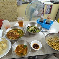 the sesame noodles are really good (bottom right) at Qianqian Vegetarian Healthy Kitchen - 芊芊素食健康廚 in Taipei