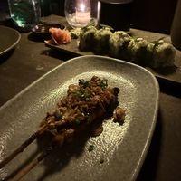 Vegan oyster mushrooms  at Yuki Canggu in Canggu