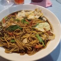 Veggie noodles at Acah Corner in Pahang