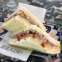 I think this was with lentils, sun dried tomato and some nuts at Caffe Duomo in Rimini