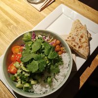 Veggie bowl at Conrads in Vejle