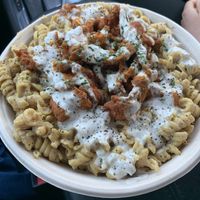 Buffalo Mac and cheese loaded bowl. Portions are huge   at The Loaded Bowl in Oklahoma City