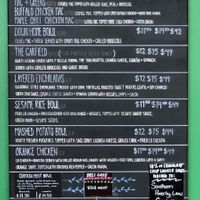 Menu at The Loaded Bowl in Oklahoma City