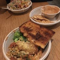 Spring bowl, chips n cheese and the Garfield   at The Loaded Bowl in Oklahoma City