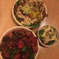 Square root bowl 
Chicken melt 
Cheese Broccoli on the side mmmmm at The Loaded Bowl in Oklahoma City