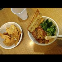 Nachos and Lasagna at The Loaded Bowl in Oklahoma City