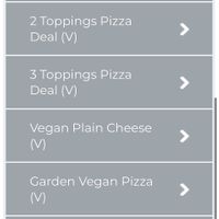 Menu at Milano Pizzeria in Petawawa