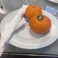 Dessert - chilled fruit  at Casa Manolo in Santiago De Compostela