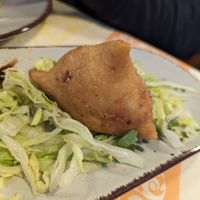 Samosas mit Gemüsefüllung at Indian Tandoori Kitchen in Erbach