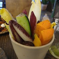 Crudités at Honest Greens in Porto