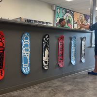 Store interior  at Smoove Ice Cream Bar in Saskatoon