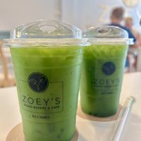 Matchas  at Zoey's vegan by CANES in Bangkok