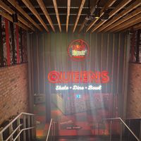 Entrance  at QUEENS in West London