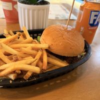 The spicy Manchurian burger  at Hale Burgers  in Tallawong