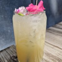 Homemade lemonade Vlierbloesem at LISA in Rotterdam