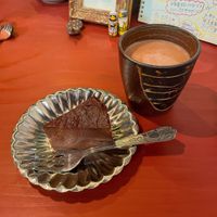 チャイとチョコケーキ  at Ital Shokudo in Naha