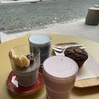 Very healthy & delicious, lots of vegan sweets & vegan milk!  at Miška - Мишка in Herceg Novi