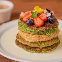 You can ask for vegan pancakes   at El Jardín de Azu in Queretaro