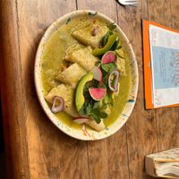 Enchiladas verdes   at El Jardín de Azu in Queretaro