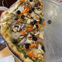 Vegetarian with no cheese and garlic sauce added   at The Lost Frenchman in Redway