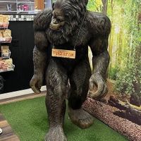 Bigfoot likes fudge   at Fudge Hut in Leavenworth