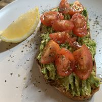 Avo on toast   at Bohäus Cafe  in Sydney