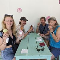 Bangin at Damonte Il Gelato in Kuta