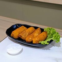 Vegan Golden Thai Mango Sticky Rice Rolls at Greendot 绿一点 - Tampines in Central Singapore