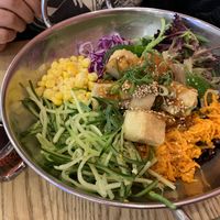 Vegan tofu bibimbap - fresh and yum!  at Sinjeon in Sydney